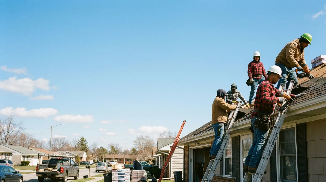 Roofing in Coalmont, IN near me
